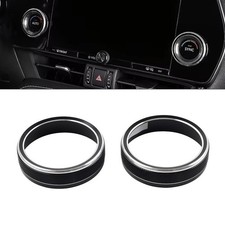 2Pcs Black AC Air Switch Ring