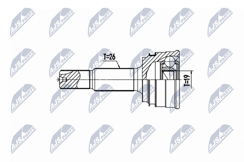 Rear axle joint kit - rear,